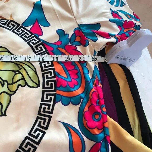 Vibrant Multicolor Pajama Set - Picture 4 of 15